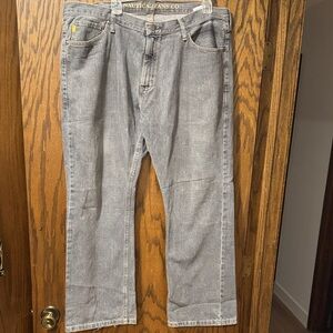 Nautica Men's Light Grey Straight-Leg Jeans